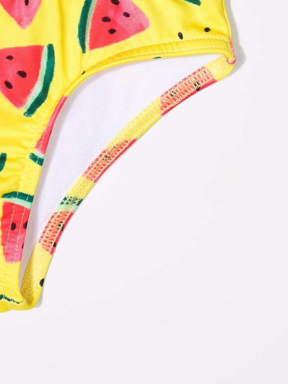 Shop Siola Swimming Briefs With Watermelons In Giallo