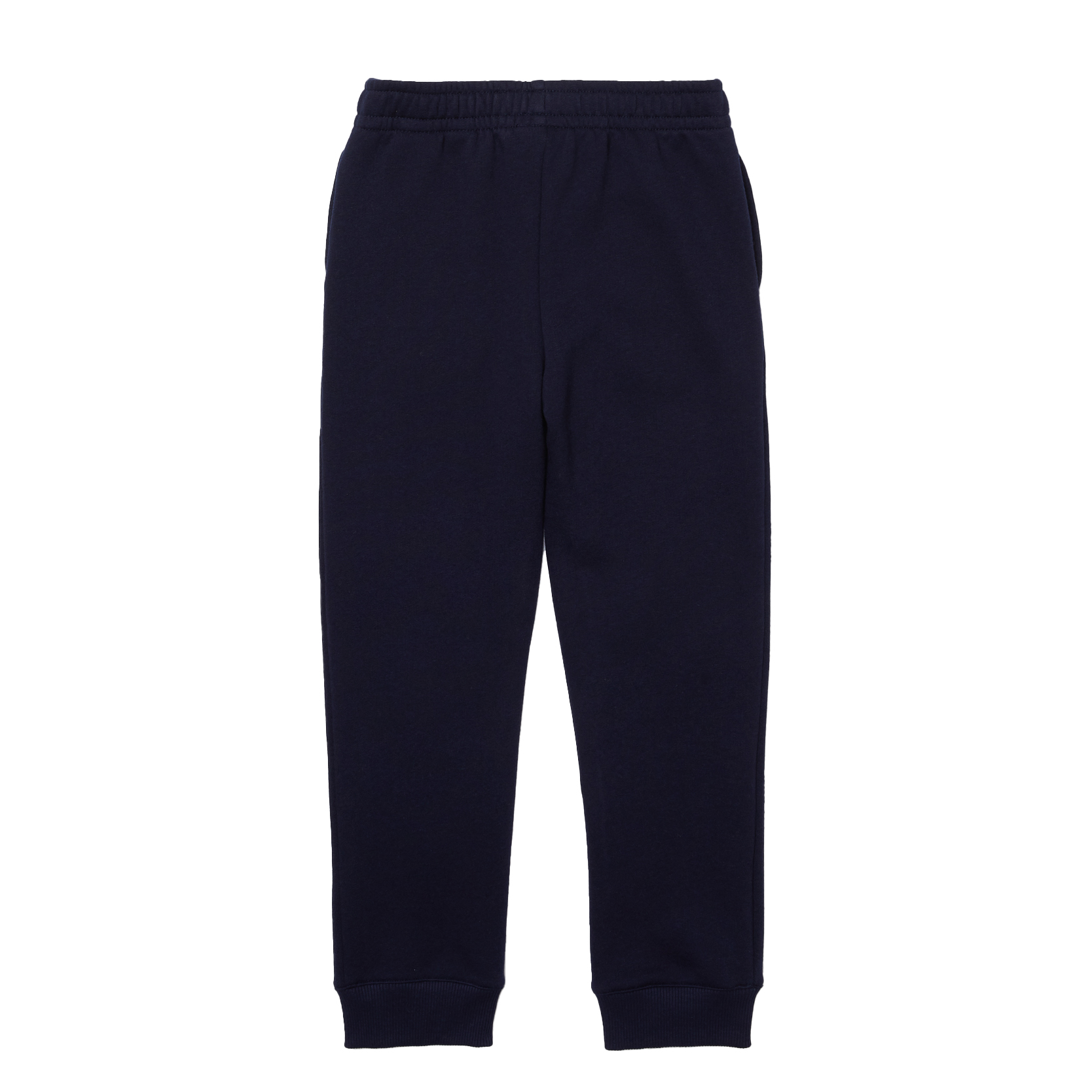 Shop Lacoste Trousers With Side Logo In Blu