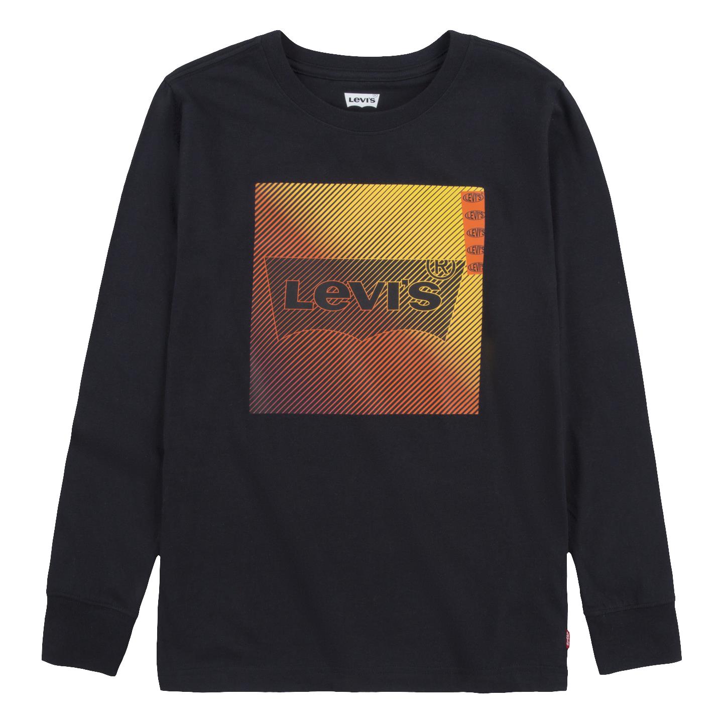 Levi&#039;s Kids' T-shirt With Front Logo In Nero