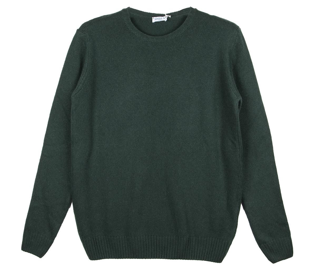 Siola Solid Color Sweater In Verde