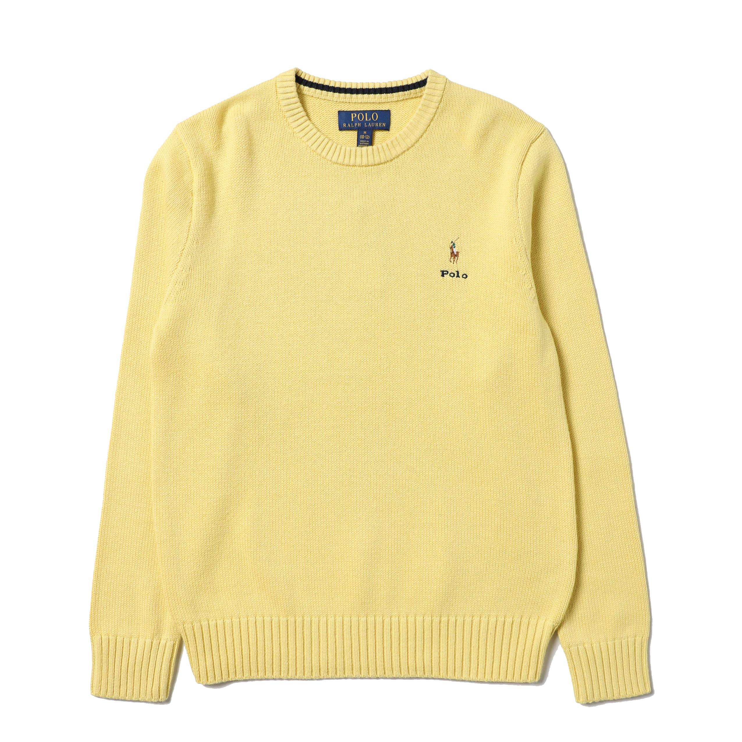 Ralph Lauren Kids' Sweater With Embroidered Logo In Giallo