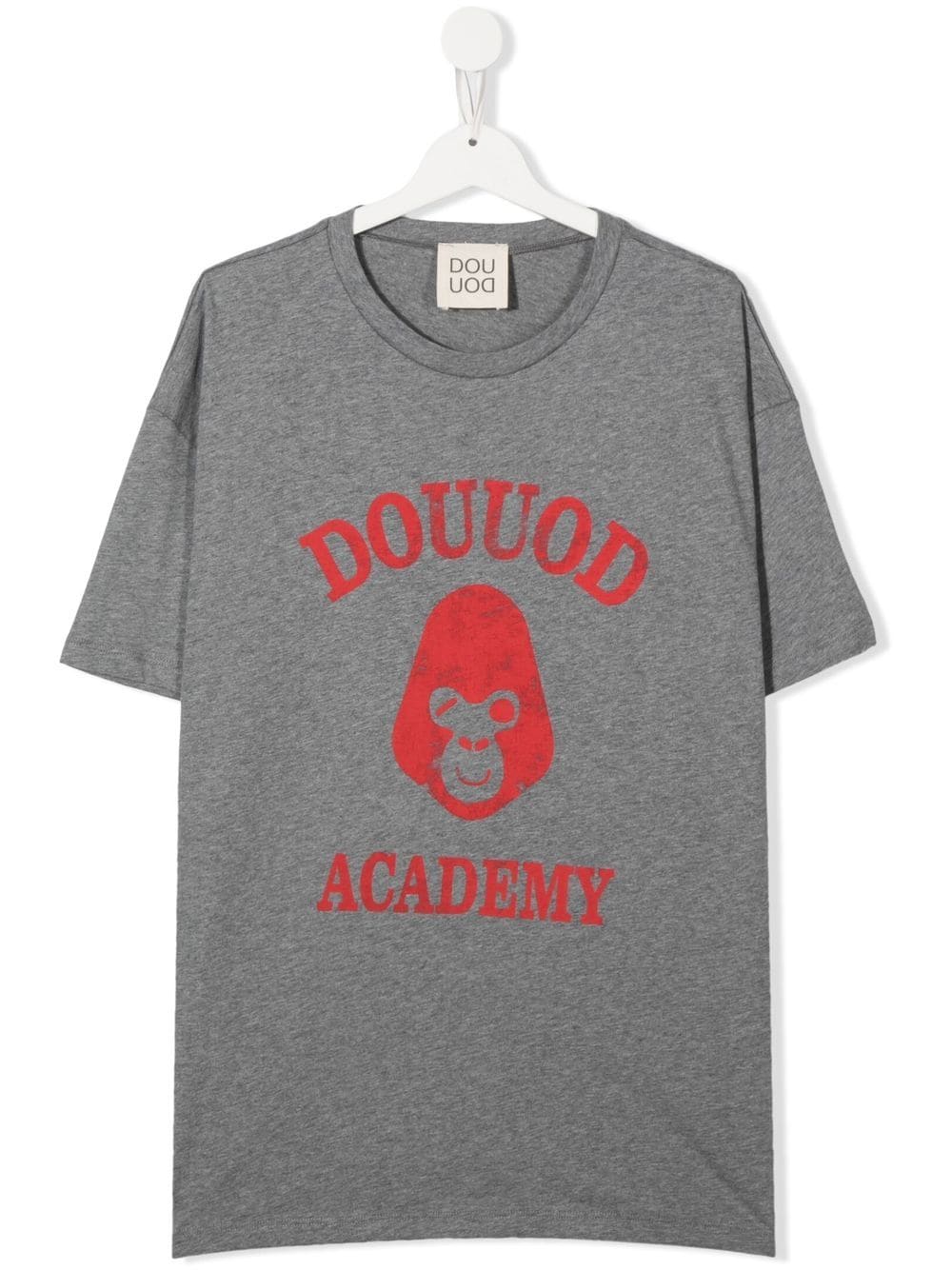 Douuod Kids' Accademy T-shirt In Grigio