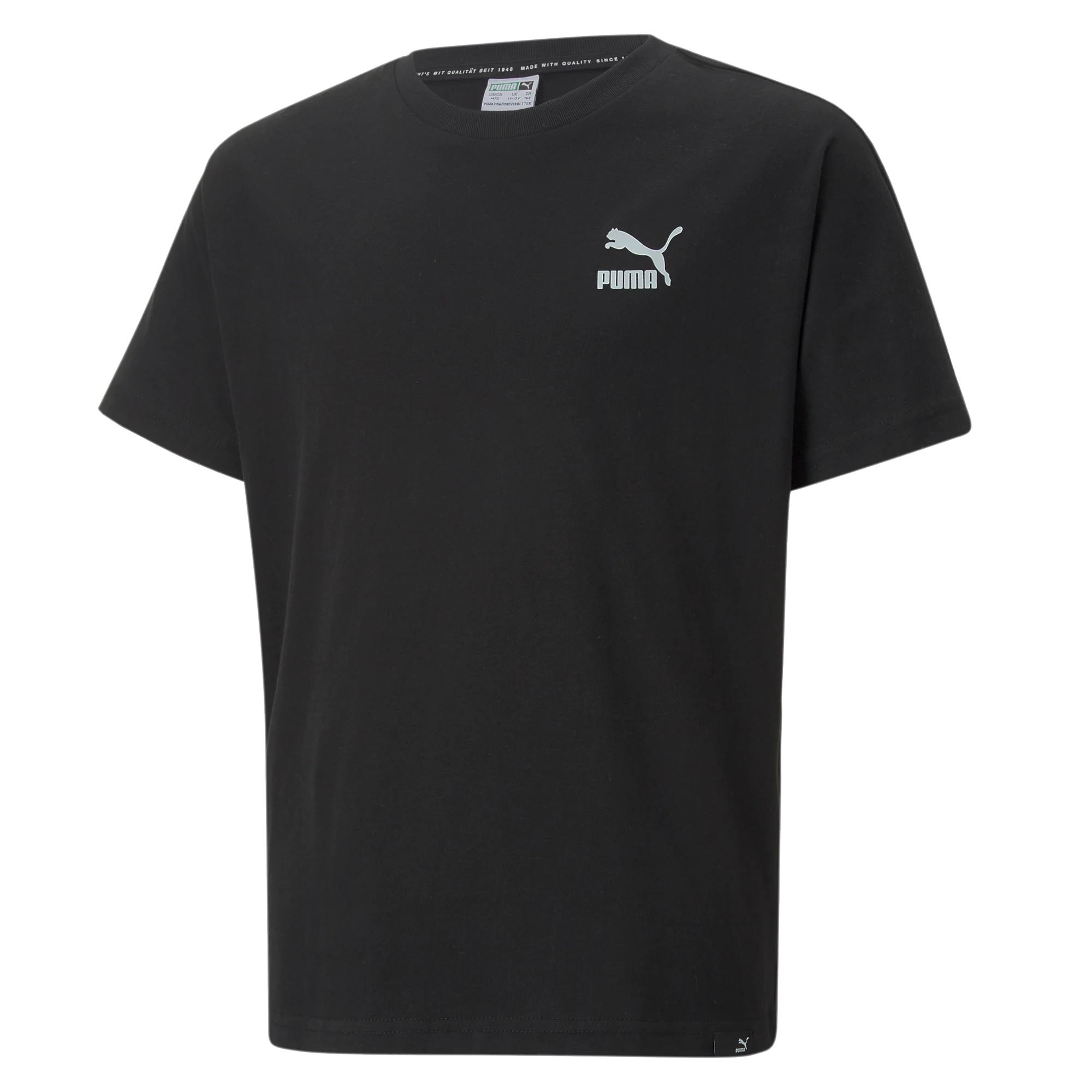 Puma Kids' Relaxed Fit T-shirt In Nero