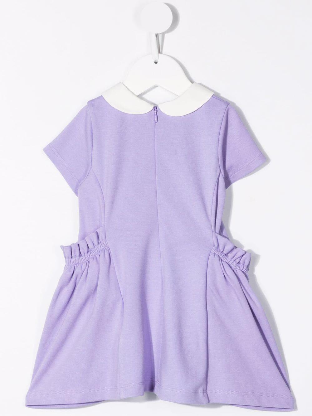 Shop Fendi Dress With Pockets In Viola