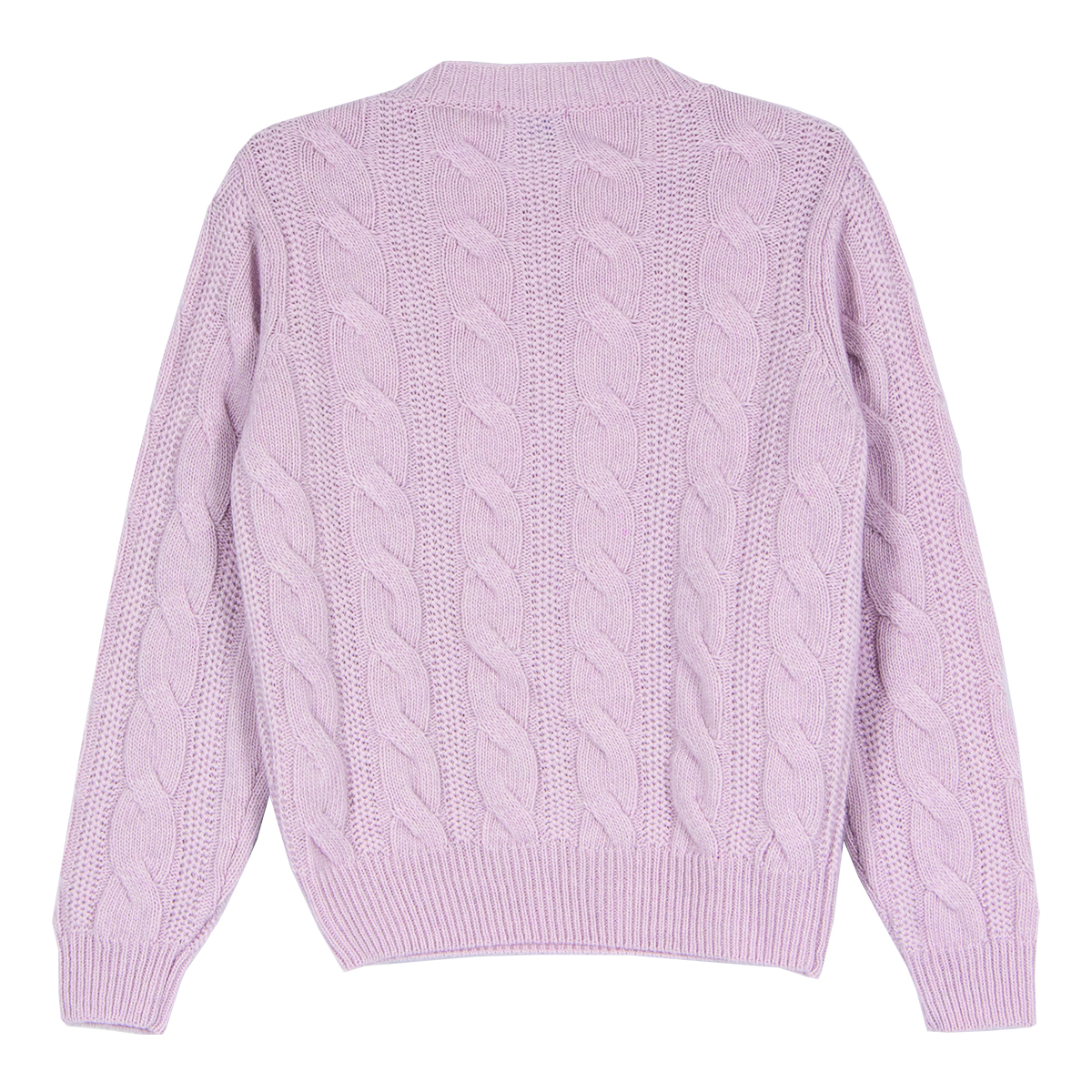 Shop Siola Cable Sweater In Rosa