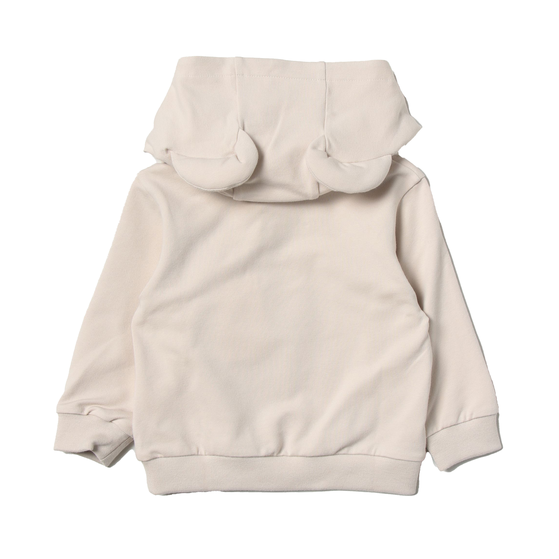 Shop Fendi Sweatshirt With Hood With Ears In Beige