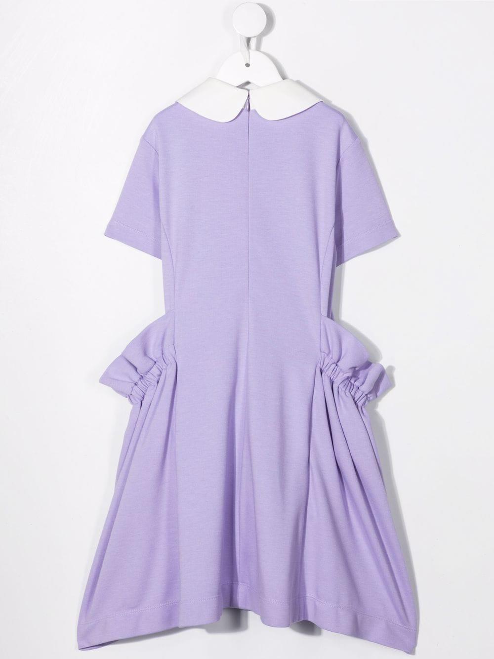 Shop Fendi Dress With Pockets In Viola