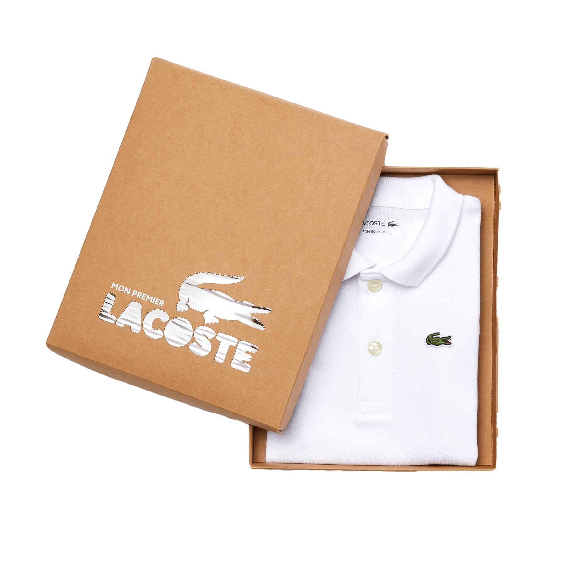 Shop Lacoste Body Polo In Bianco