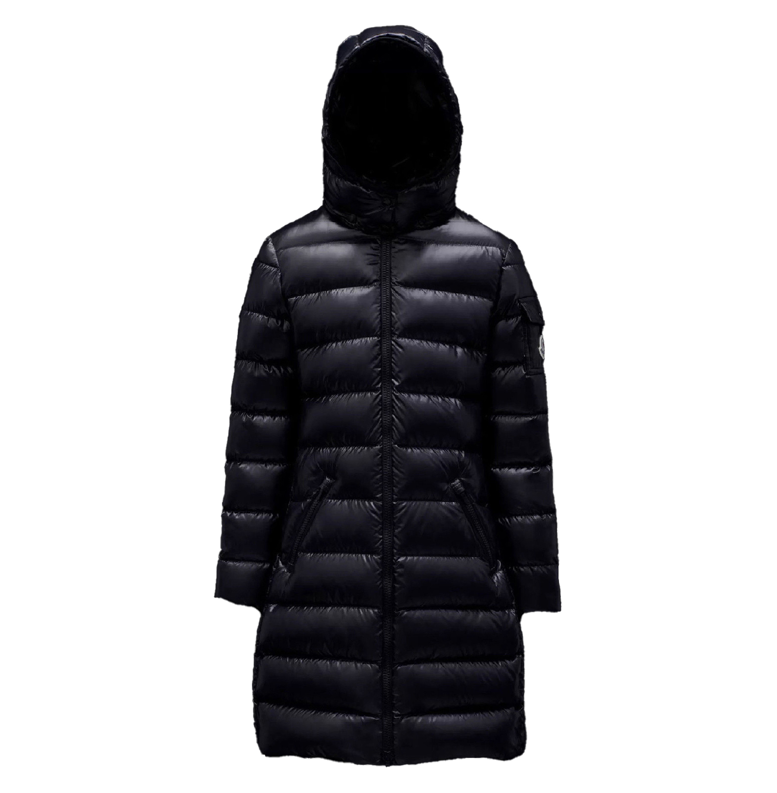 Moncler Kids' Little Girl's & Girl's Moka Hooded Quilted Down Coat In Blu