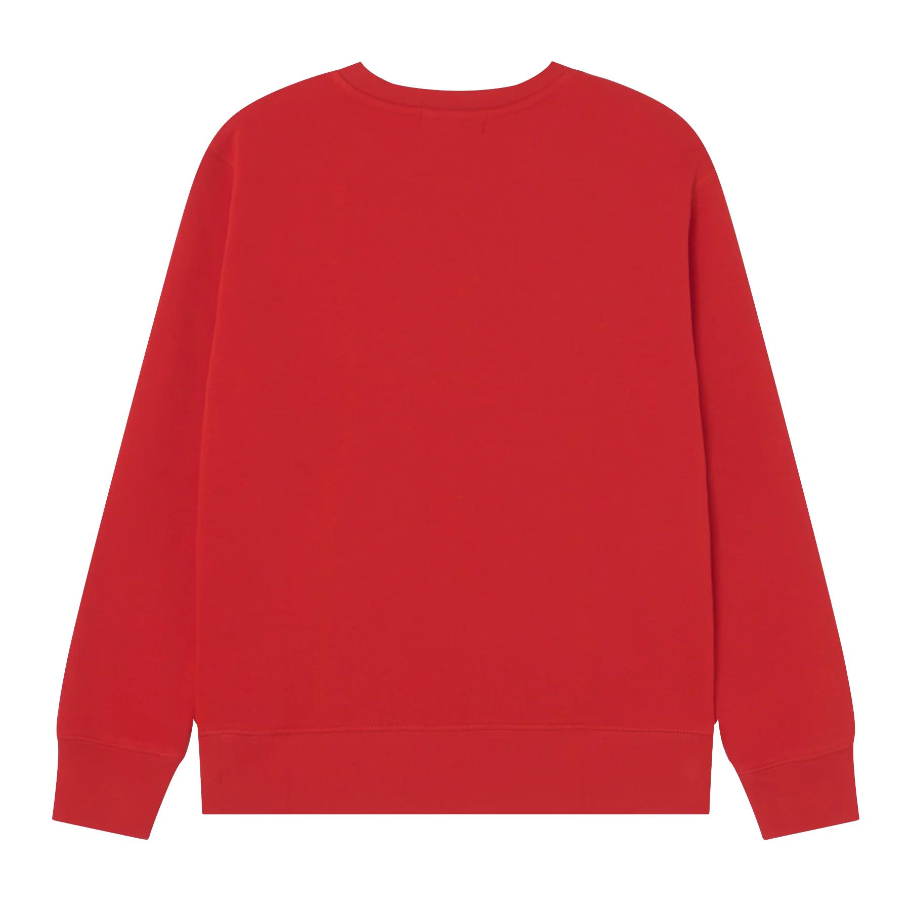 Shop Ralph Lauren Sweatshirt With Front Logo In Rosso
