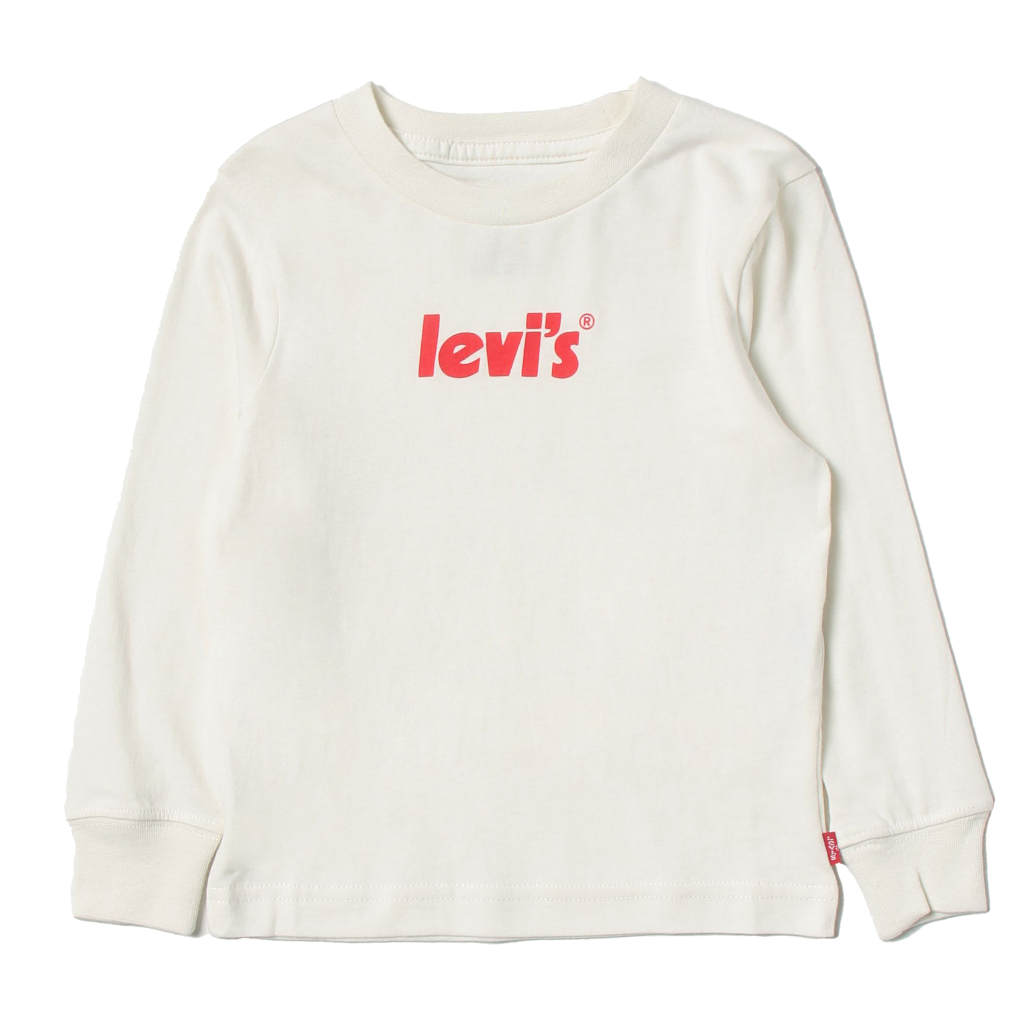 Levi&#039;s Kids' Long-sleeved T-shirt In Panna