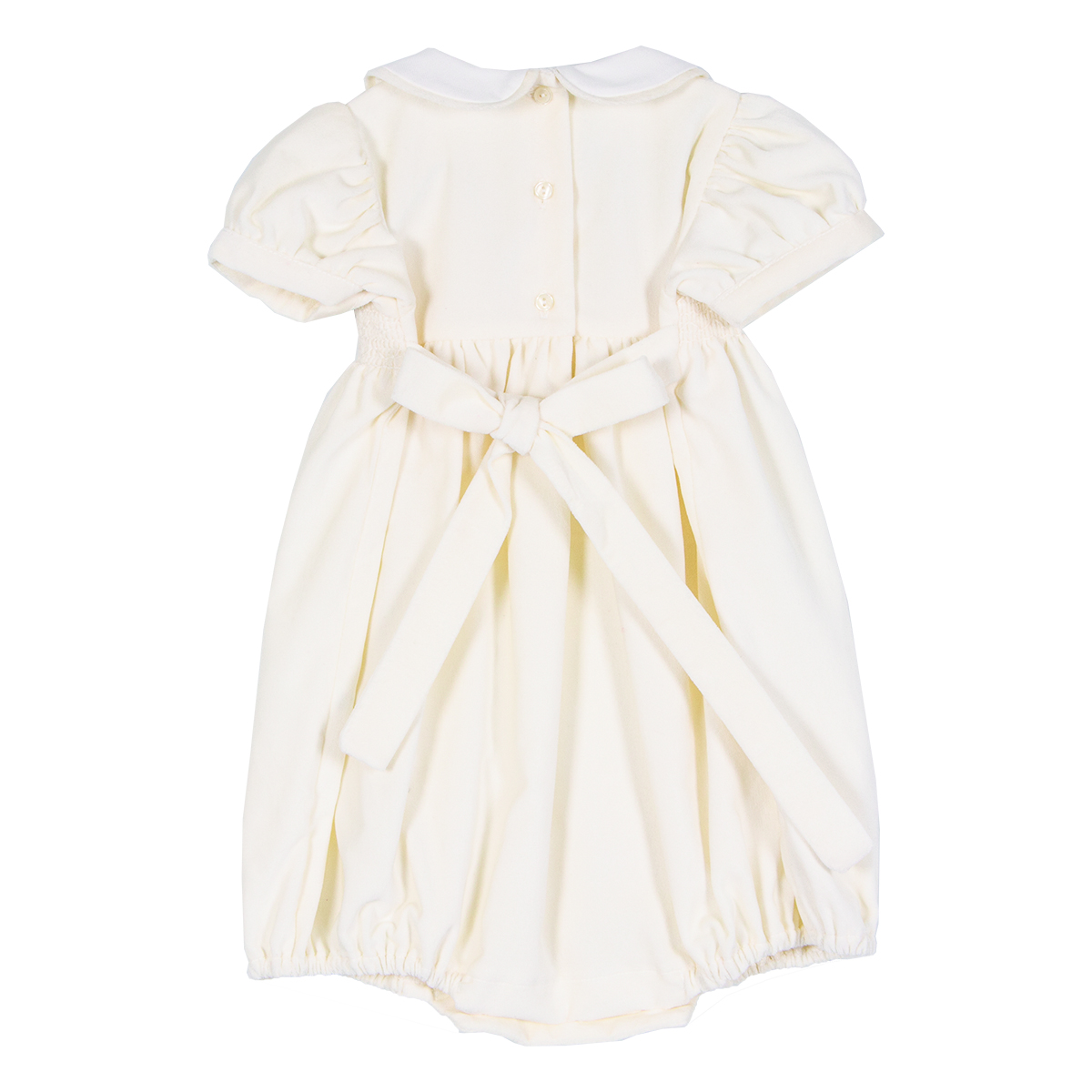 Siola Romper With Front Embroidery In Panna