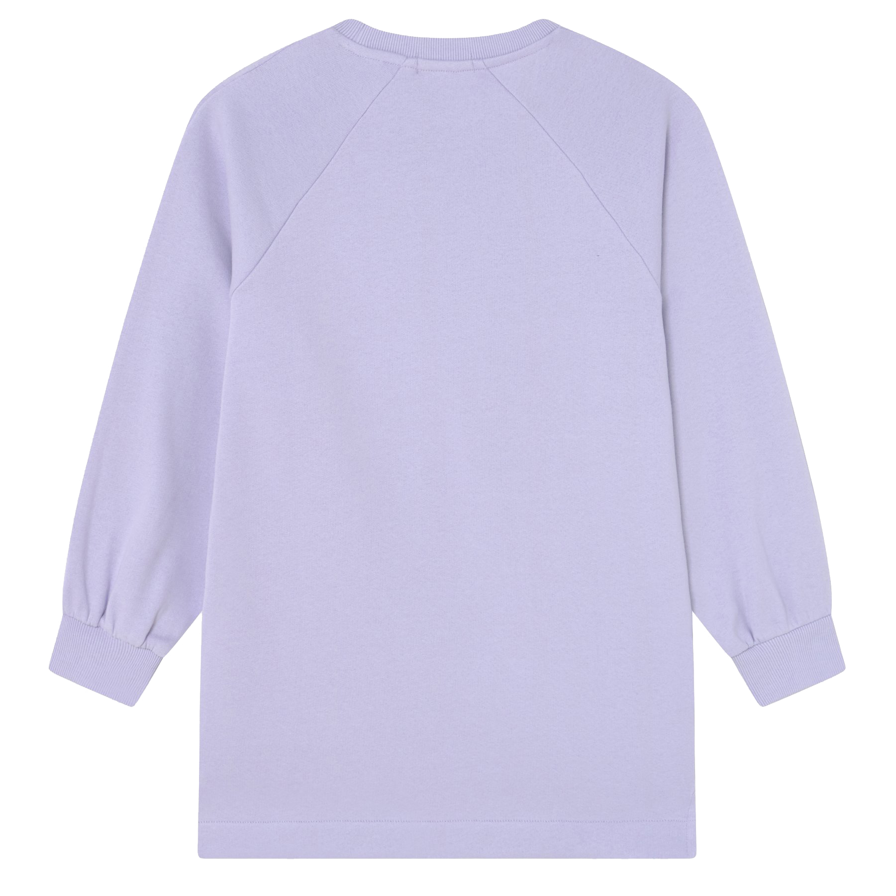 Shop Calvin Klein Junior Sweatshirt Dress With Embroidery In Viola