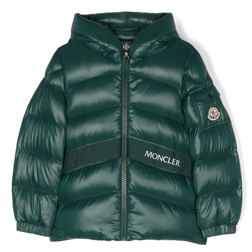 Moncler Kids' Groseiller Jacket In Verde