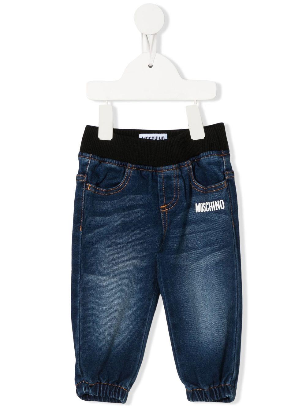 MOSCHINO JEANS WITH TEDDY ON THE BACK