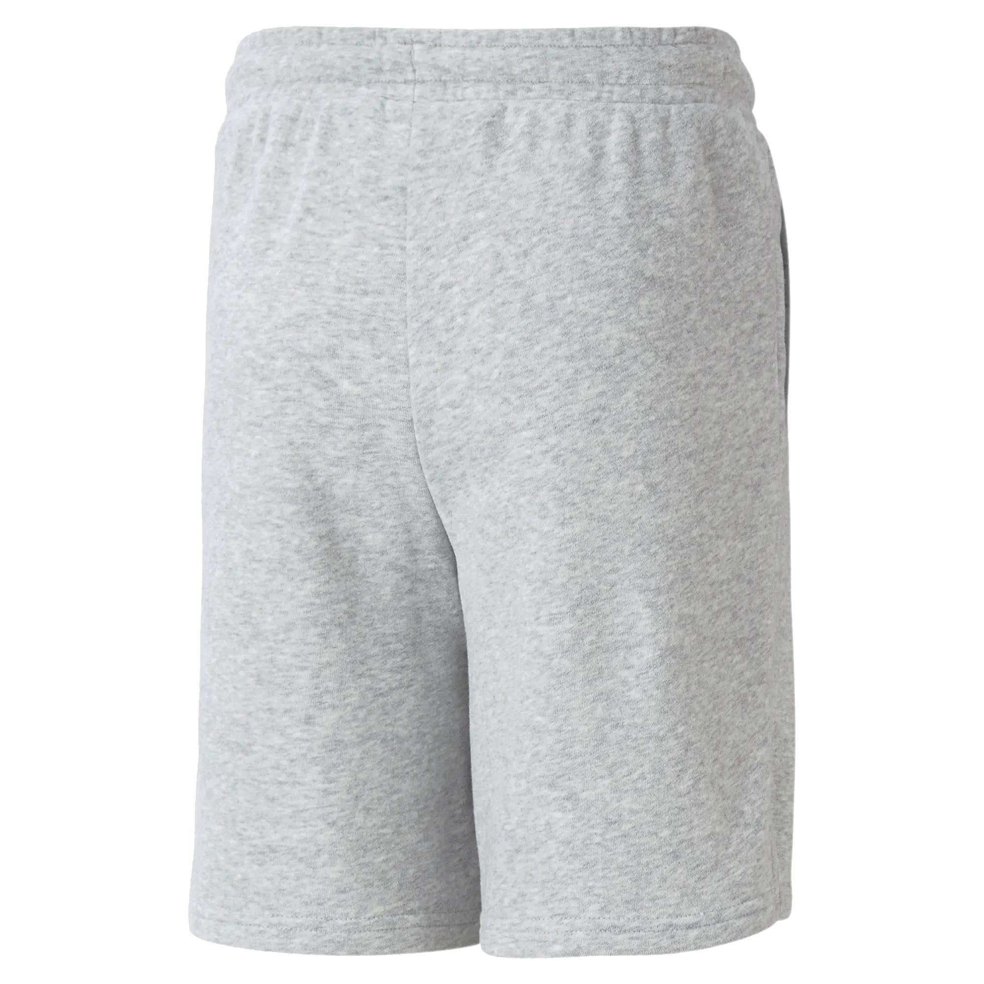 Puma Grey Bermuda With Logo In Grigio
