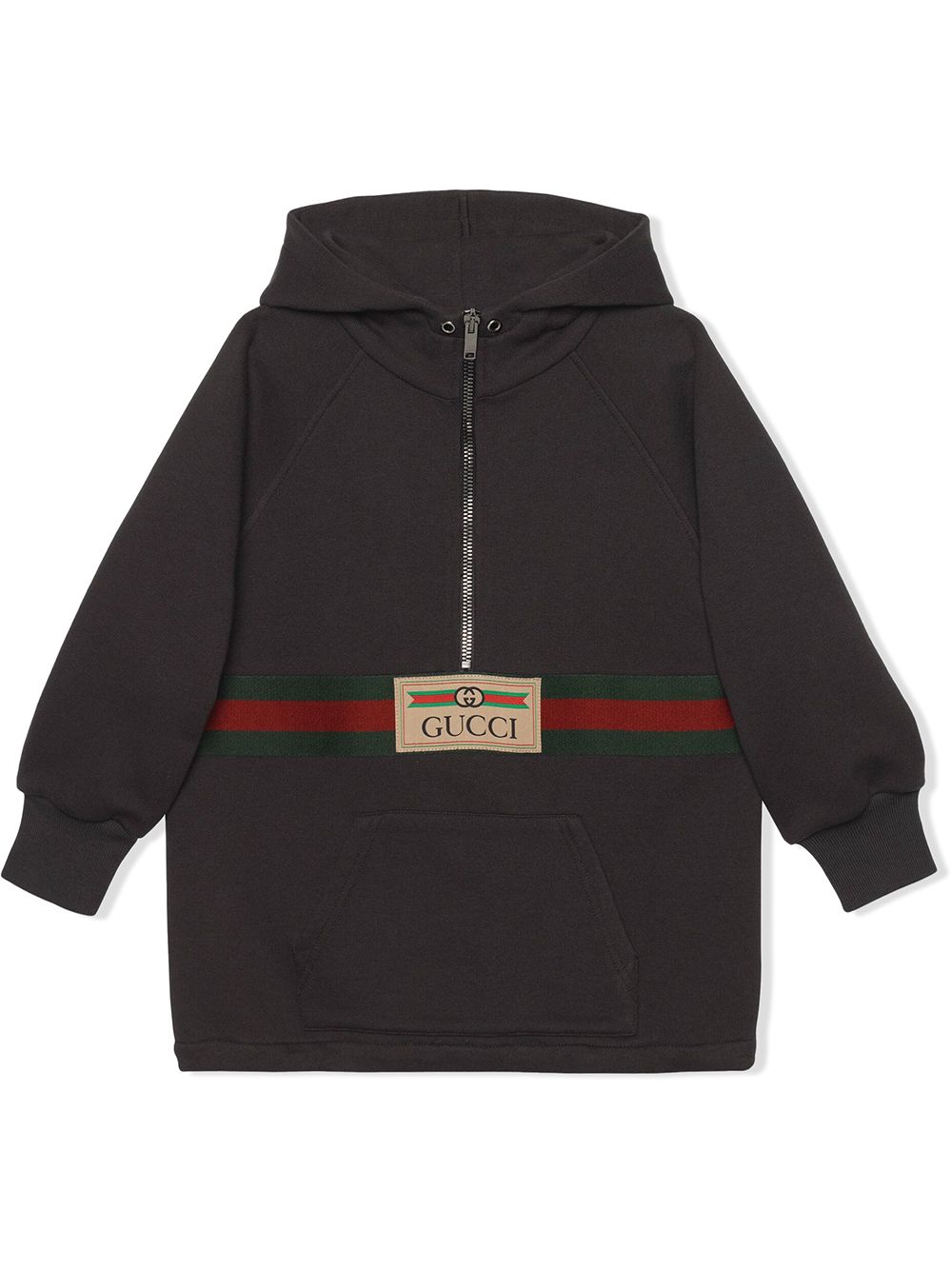 Gucci Kids' Sweatshirt With Hood In Grigio