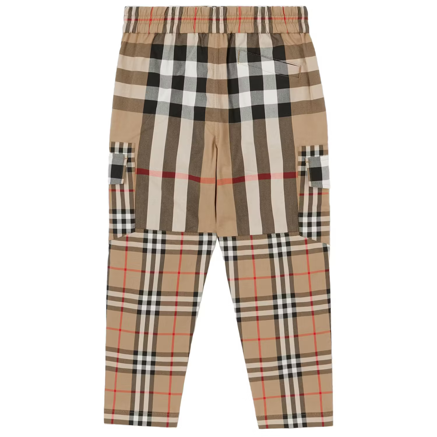 Shop Burberry Pants With Pockets In Beige