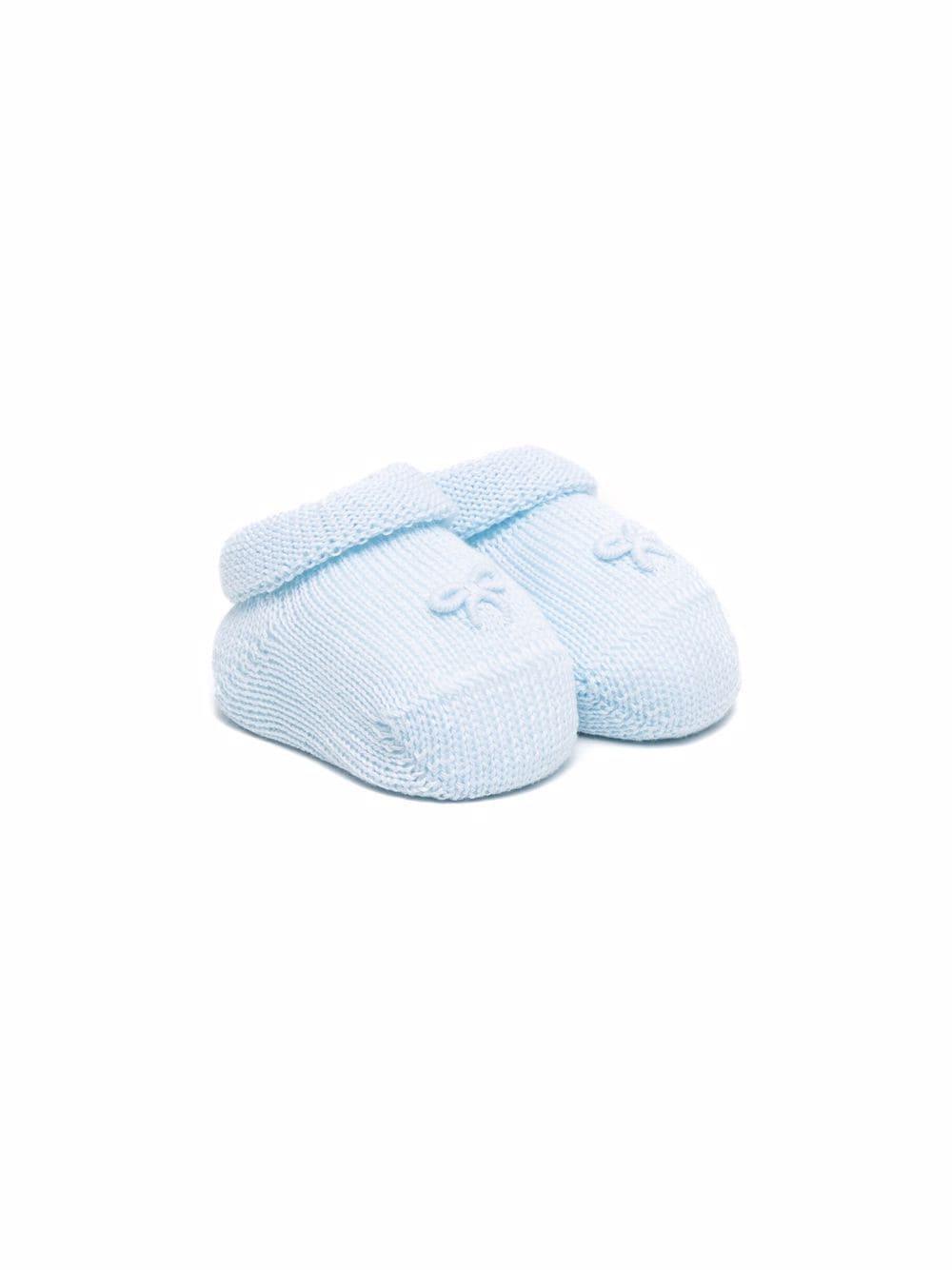 Shop Siola Slippers With Bow In Cielo